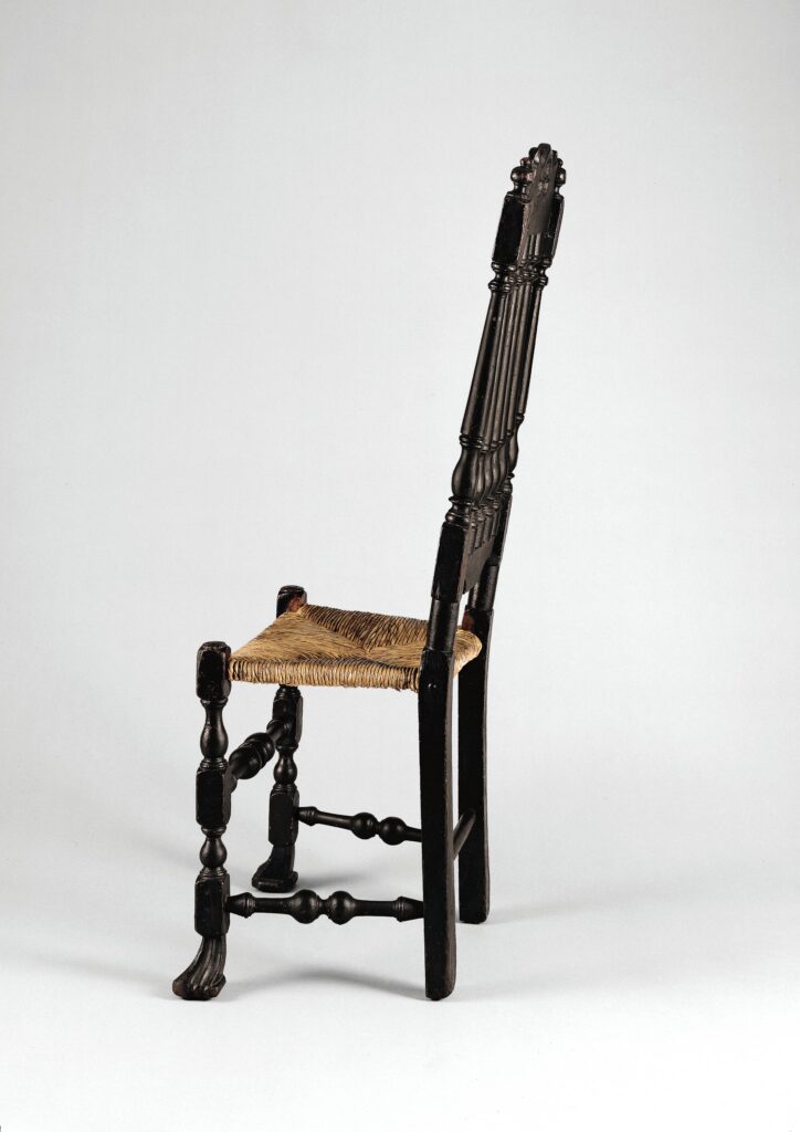 Banister-back chair in poplar and ash
