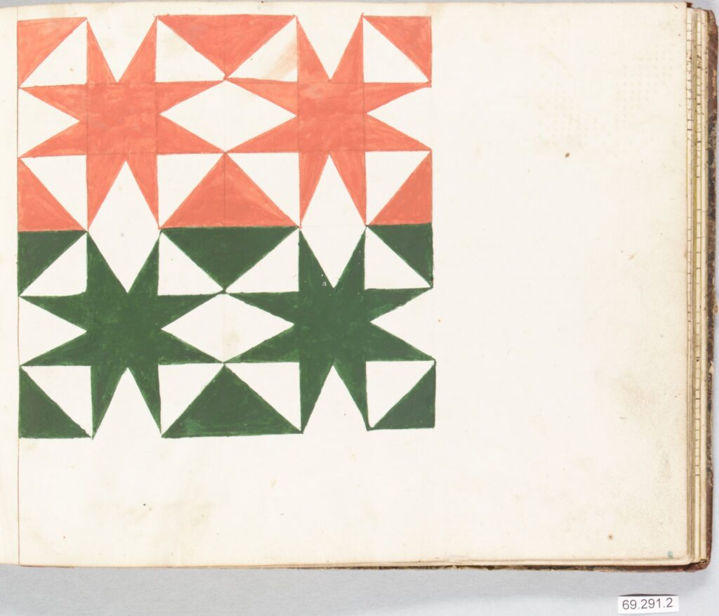 Pattern book in paper