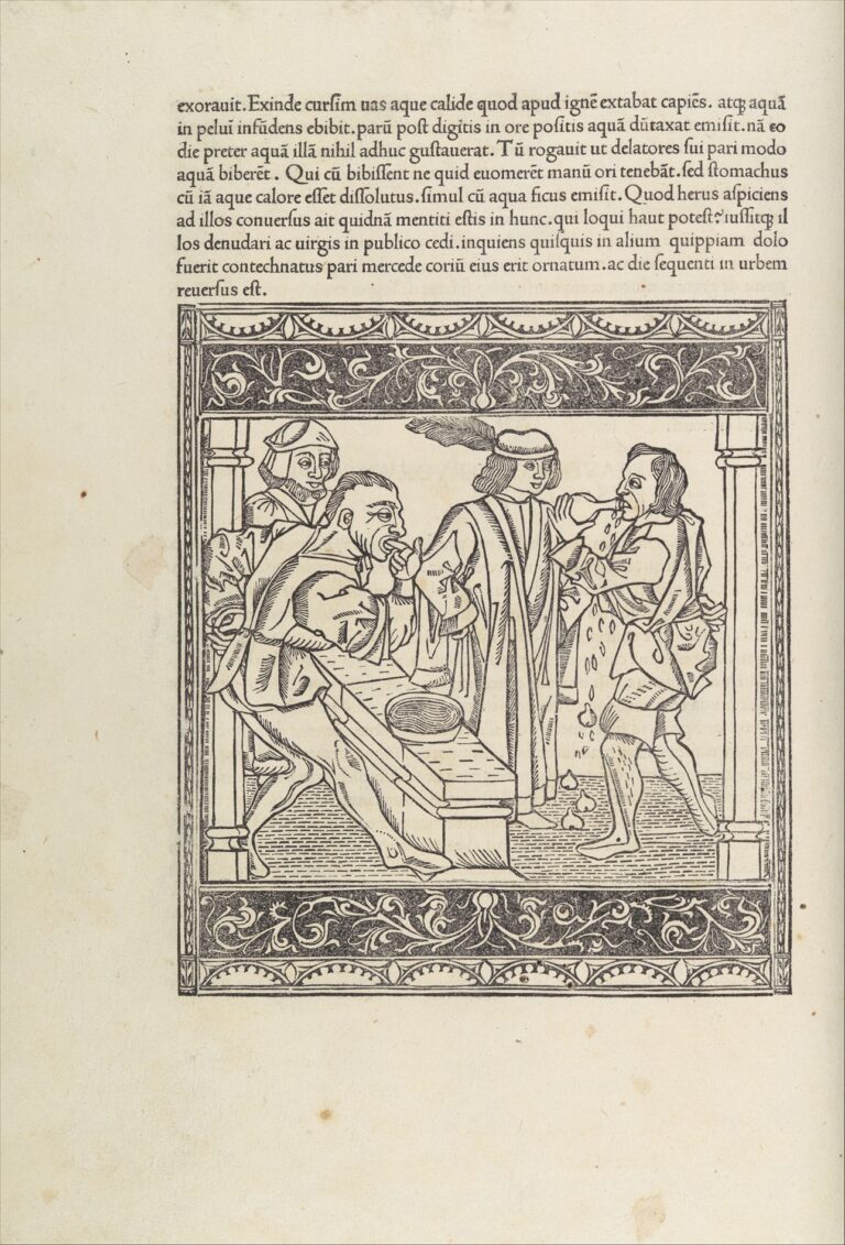 Printed gilt-tooled leather bound book